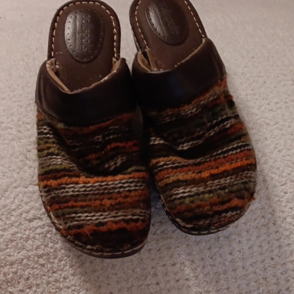 Softspots Kids Multicolor Knit Slippers